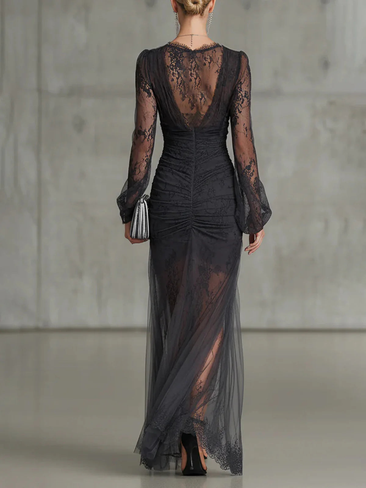 Nadia | Robe Maxi Élégante Drapée