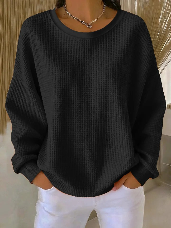 Clara | Pull Classique Élégant – Noir