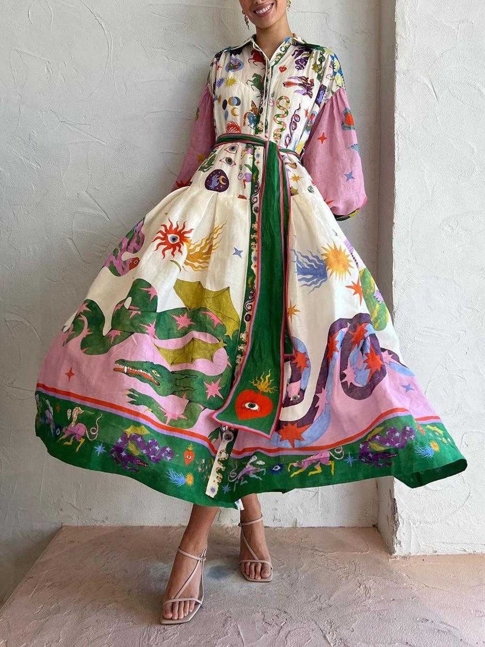 Laure | Robe Maxi Drapée avec Fente