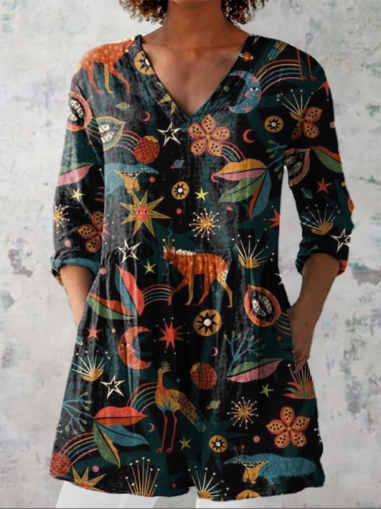 Laure | Chemise Woodland Nocturne Artistique