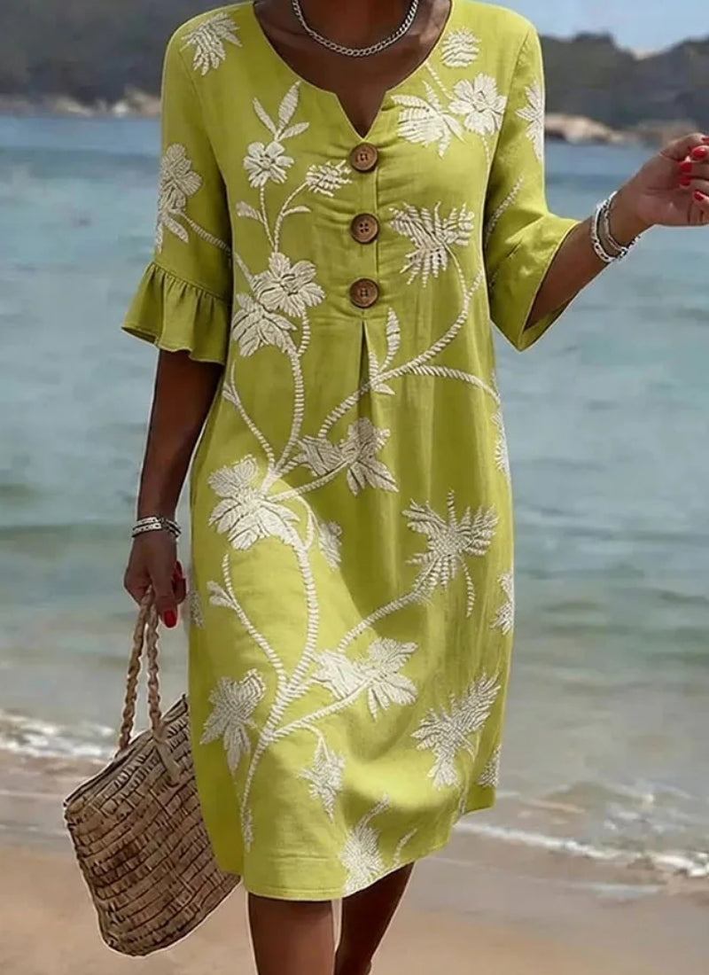 Élise | Robe Décontractée Style Floral