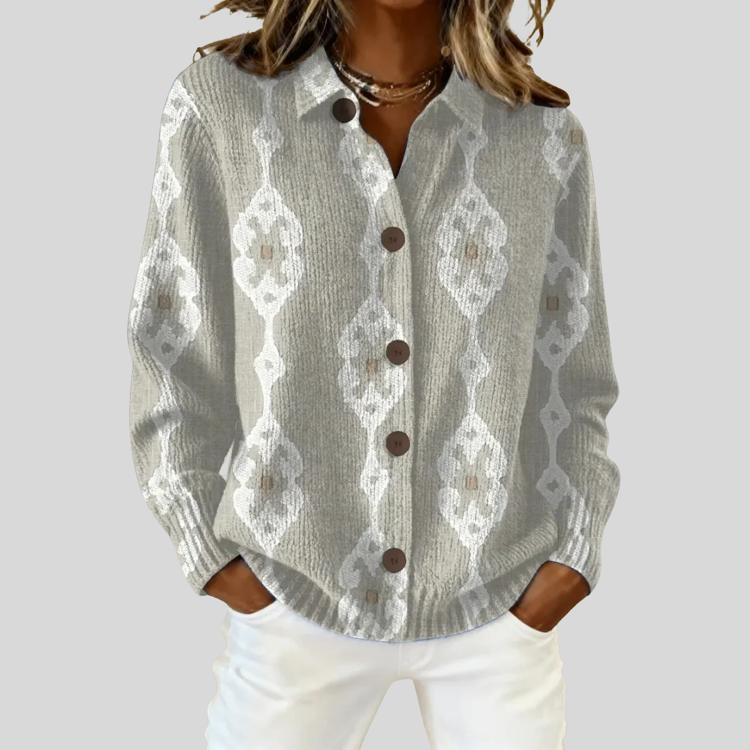 Léonie™ | Cardigan Boutonné Élégant