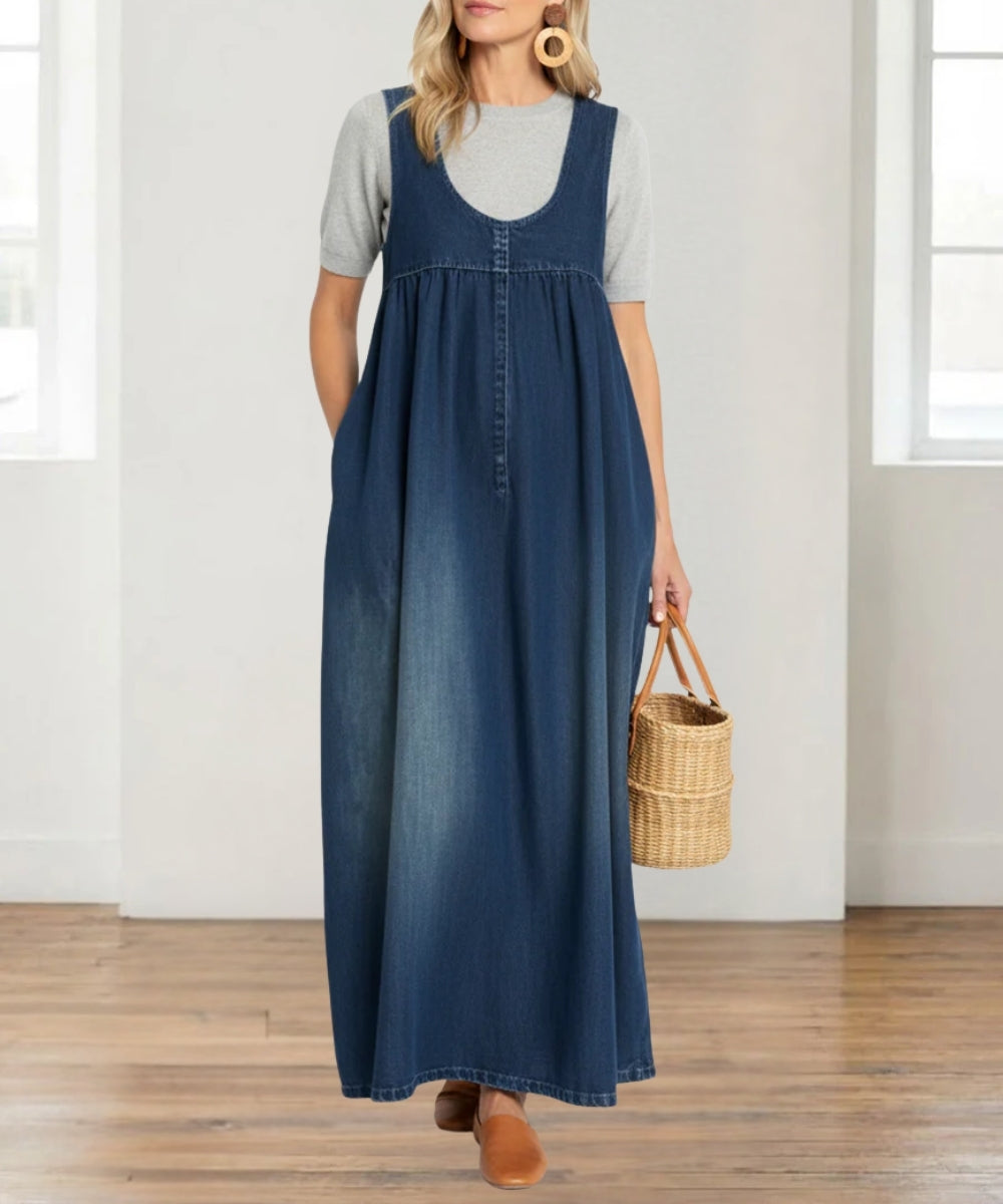 Kynara™ | Denim Robe Ample Légère À Porter