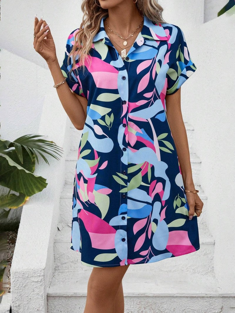 Calynia™ | Robe Motif Coloré