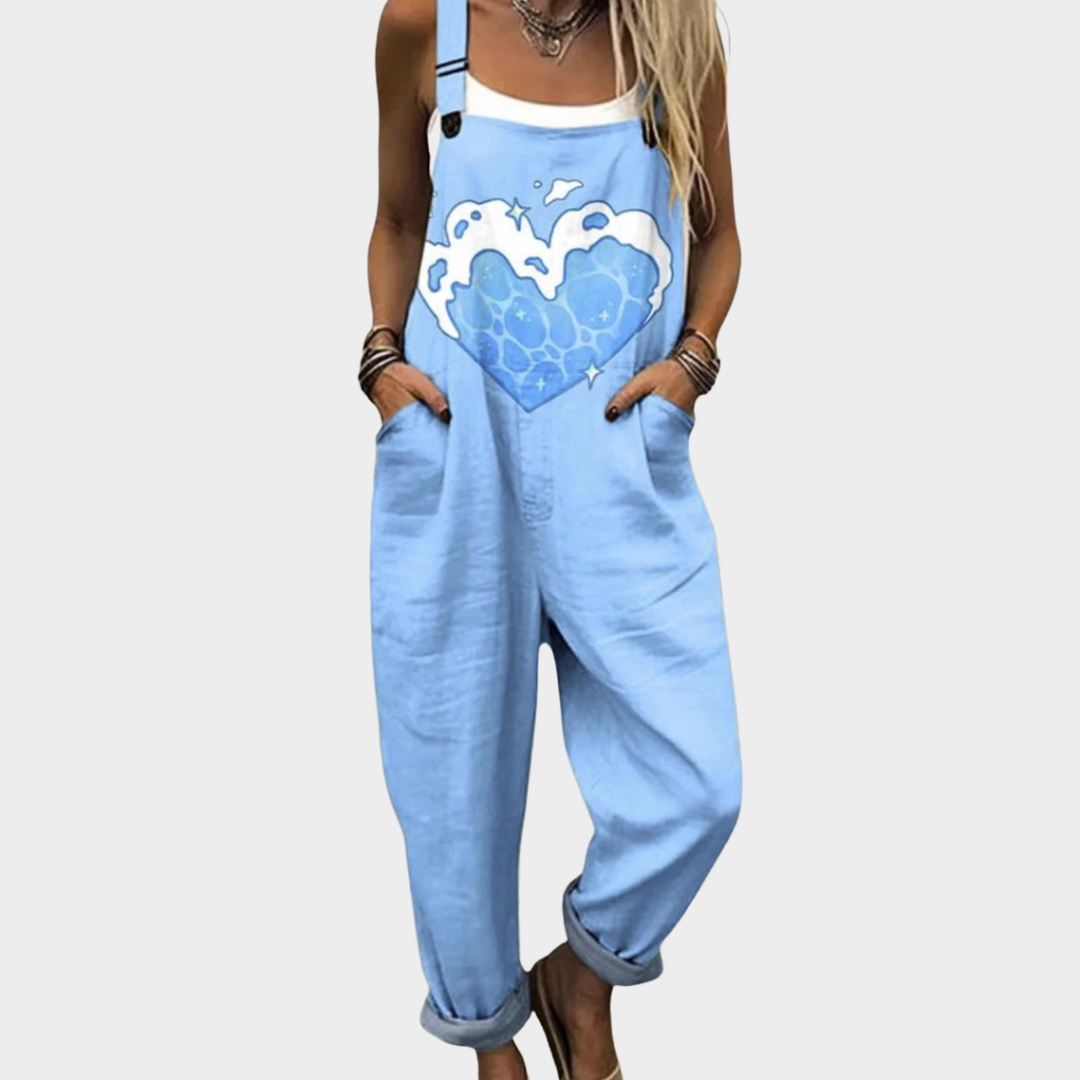 Élina™ | Pantalon Cœur Illustré