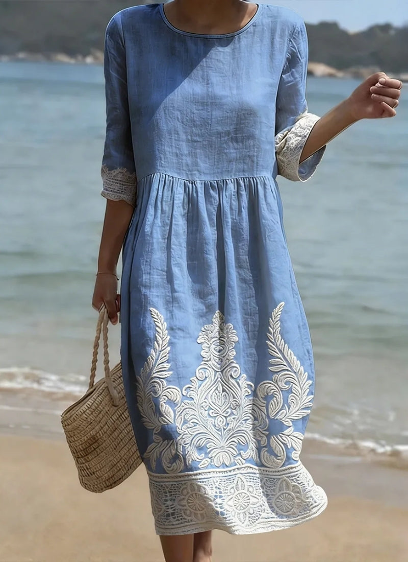 Adèle | Robe Décontractée Fleurie Chic