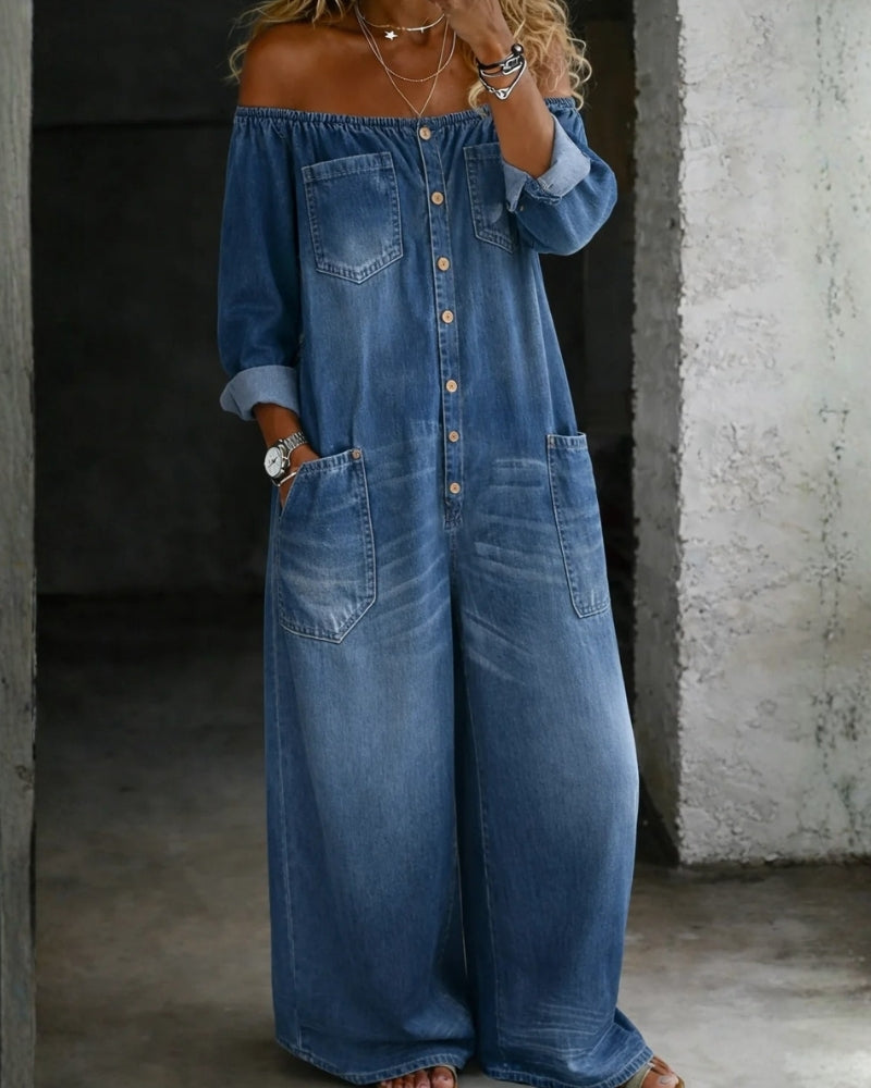Mirexa™ | Denim Combinaison Présence Souple Affirmée