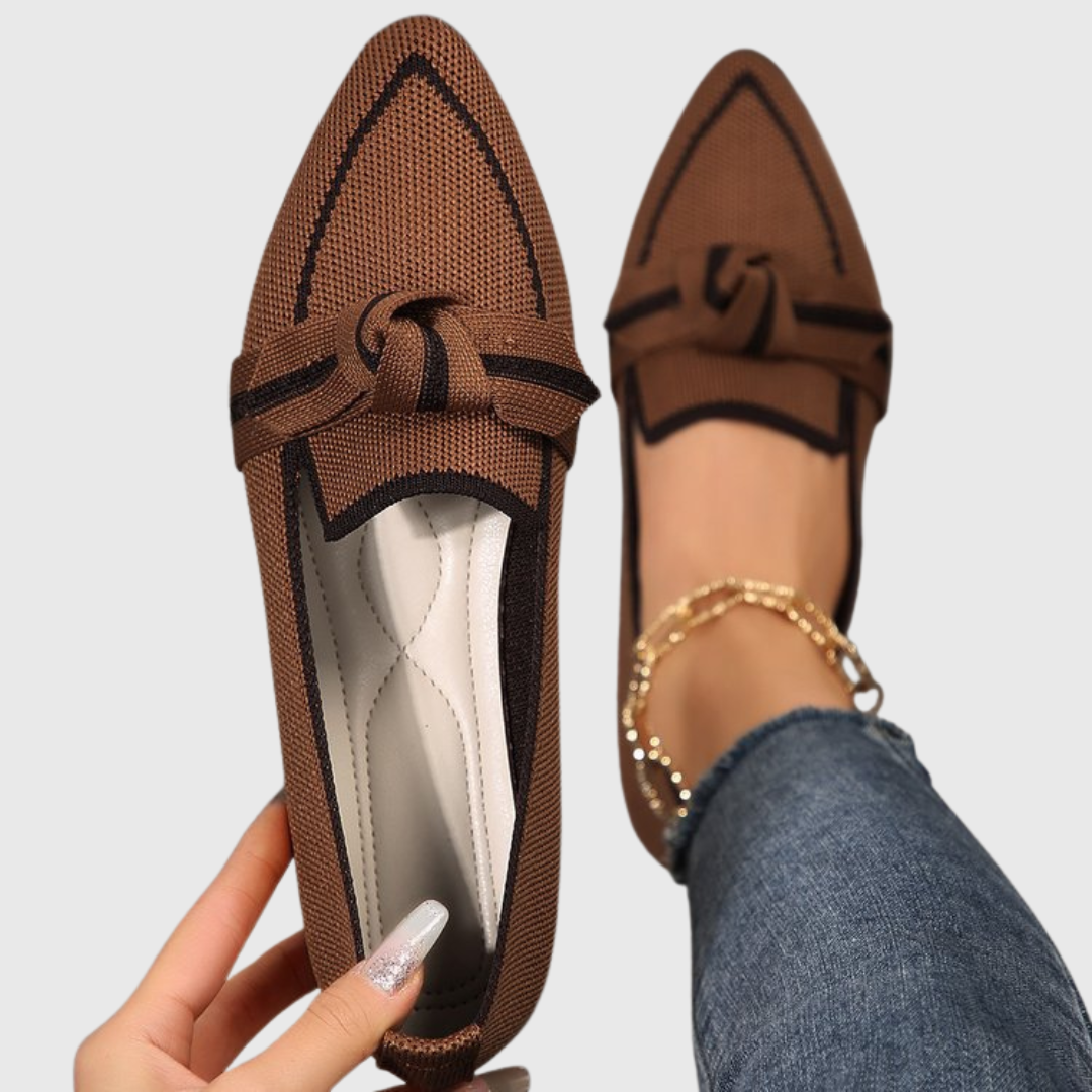 Pauline | Mocassins Confortables à Nœud