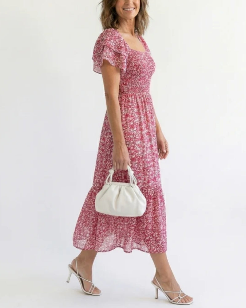 Émilie™ | Robe Été Épaules Dégagées Confort