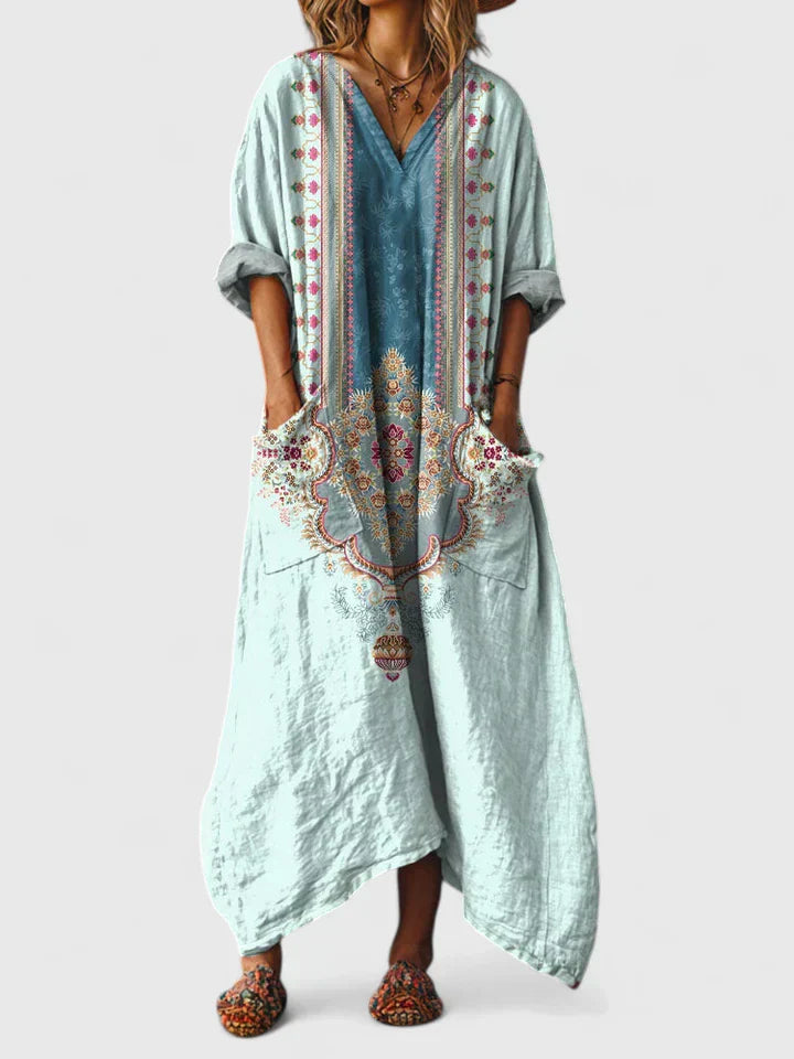 Veloria™ | Robe Longue Poches