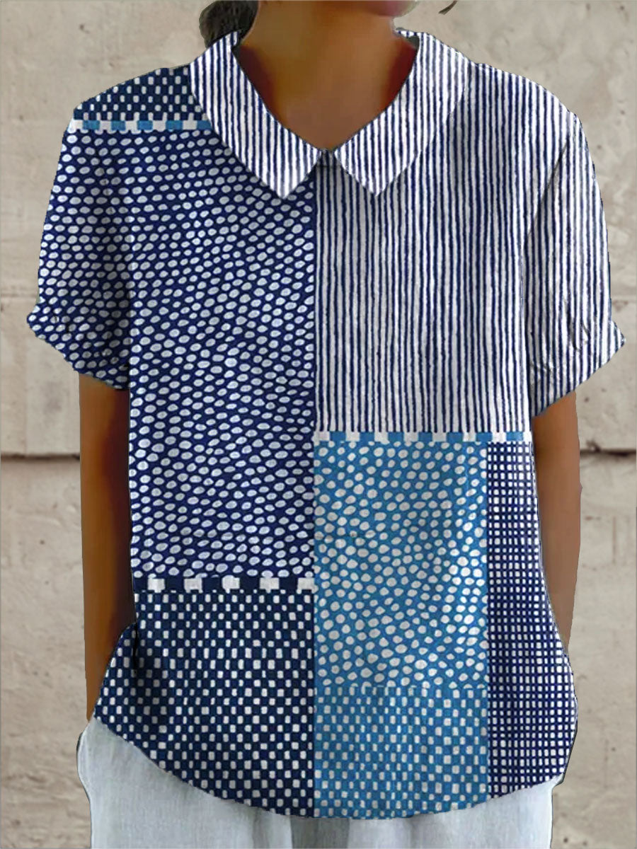 Chloé | Chemise à Imprimé Patchwork