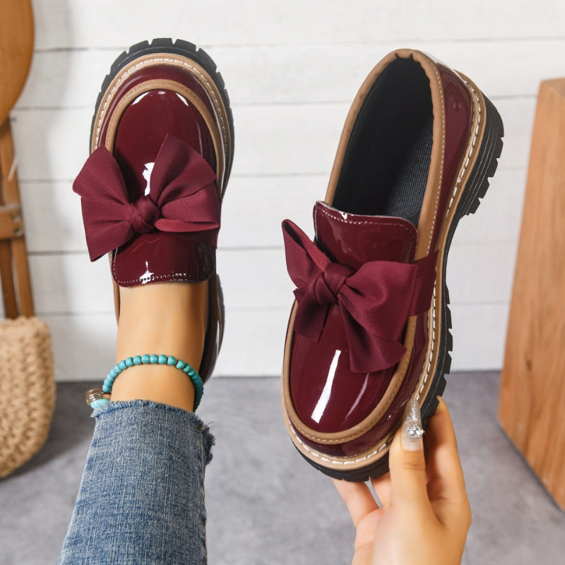 Audrey | Mocassins Élégants à Nœud