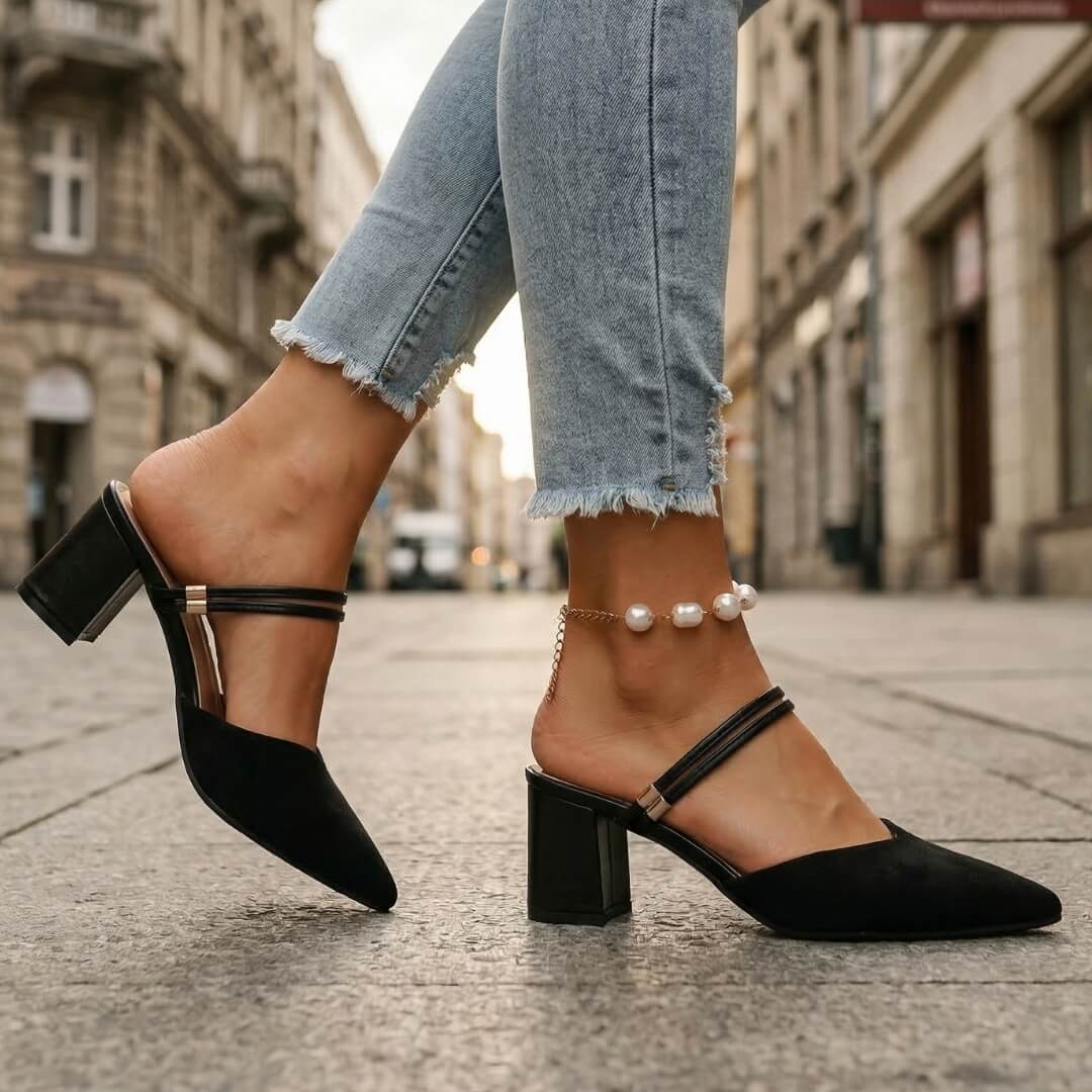 Louise | Talons à Bride Élégants