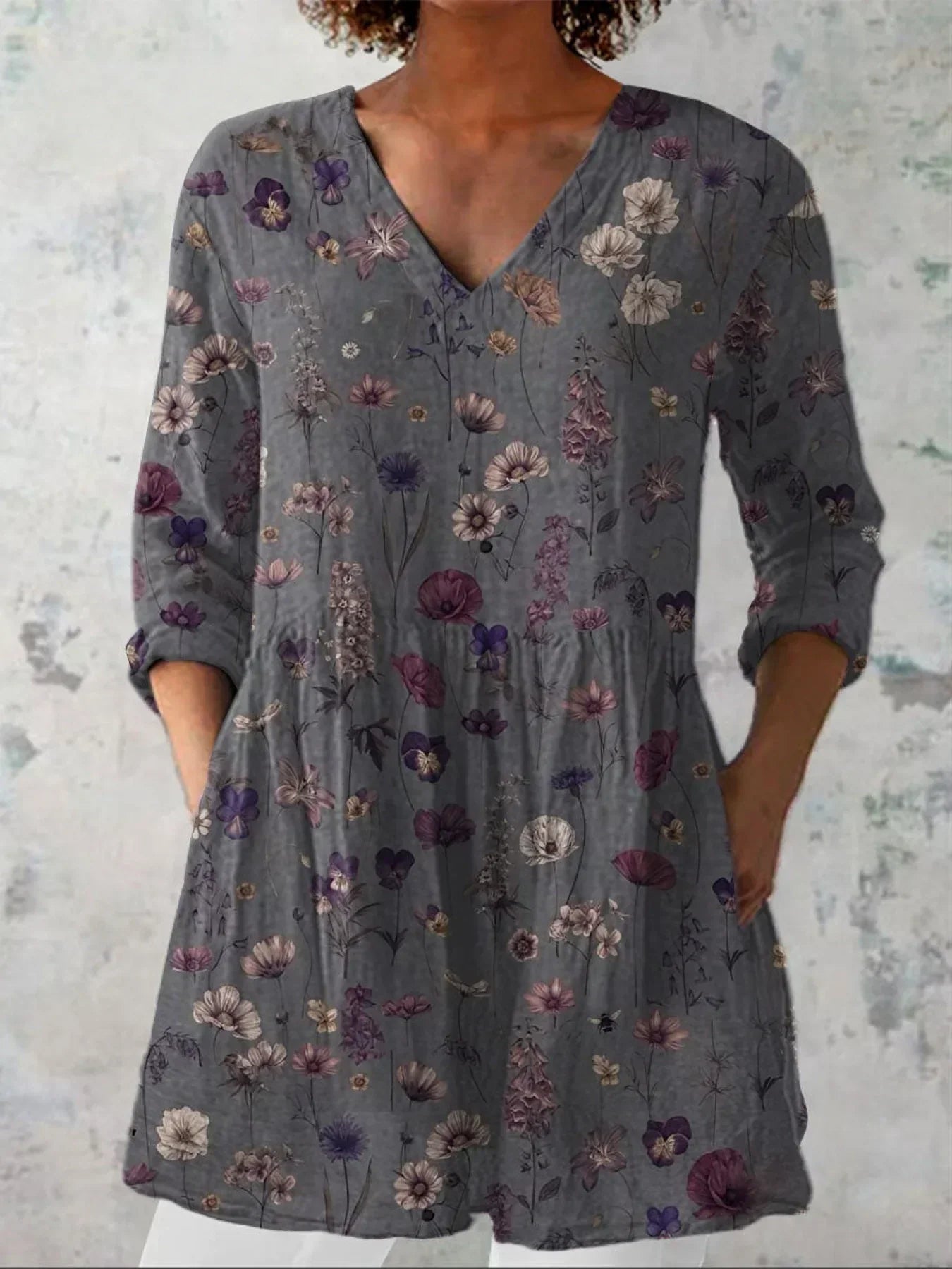 Fanny | Chemise Florale Artistique