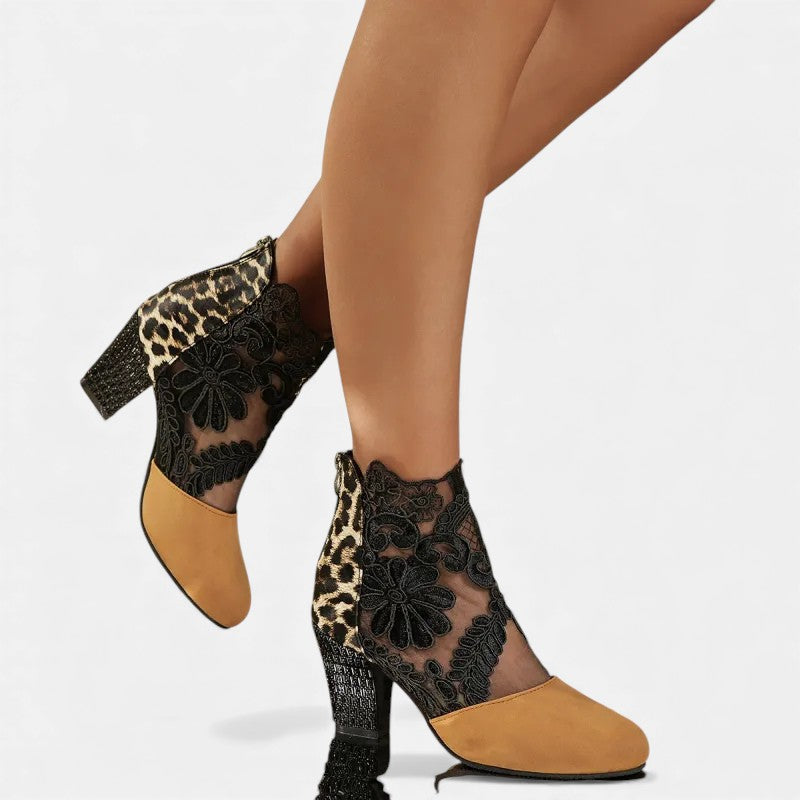 Chloé™ | Bottines Printanières Ajourées