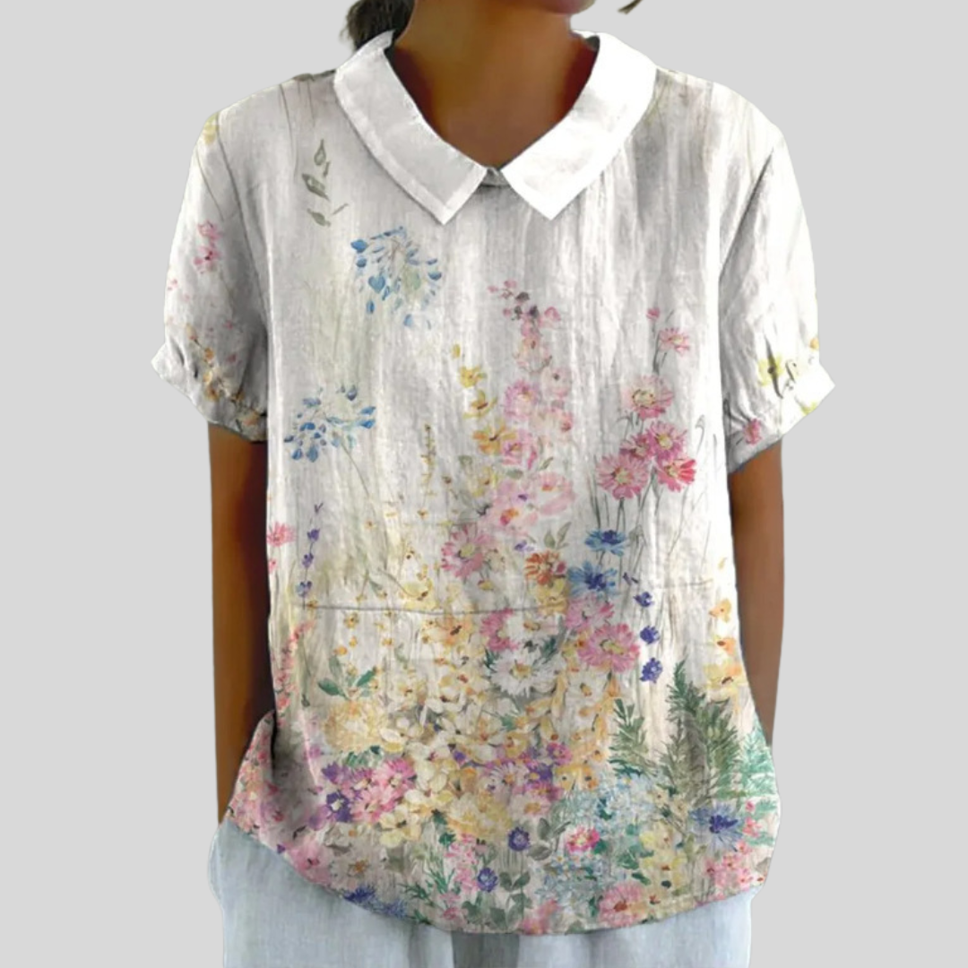 Claréline™ | Blouse Jardin Pastel