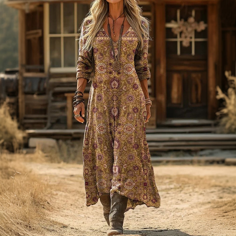 Lucie | Robe Décontractée à Manches Longues Raffinée
