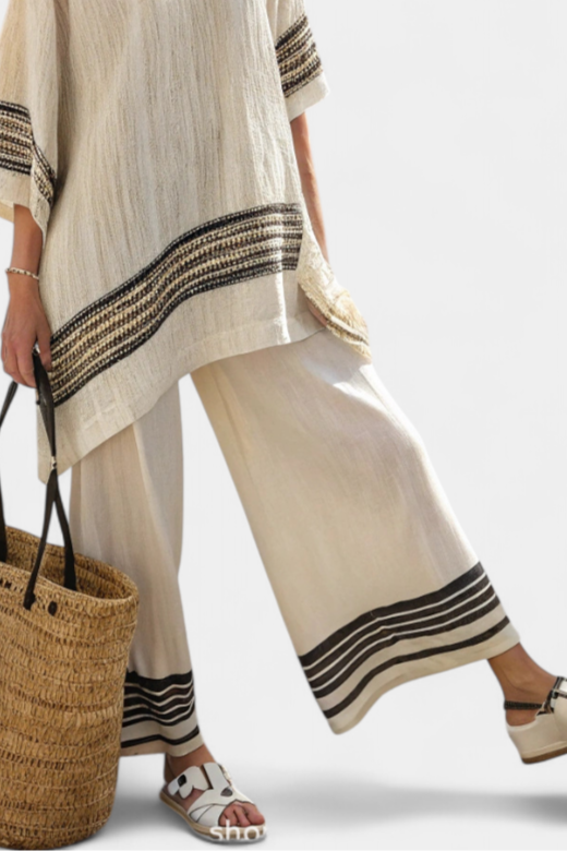 Léonie™ | Ensemble Haut Pantalon Marche Fluide