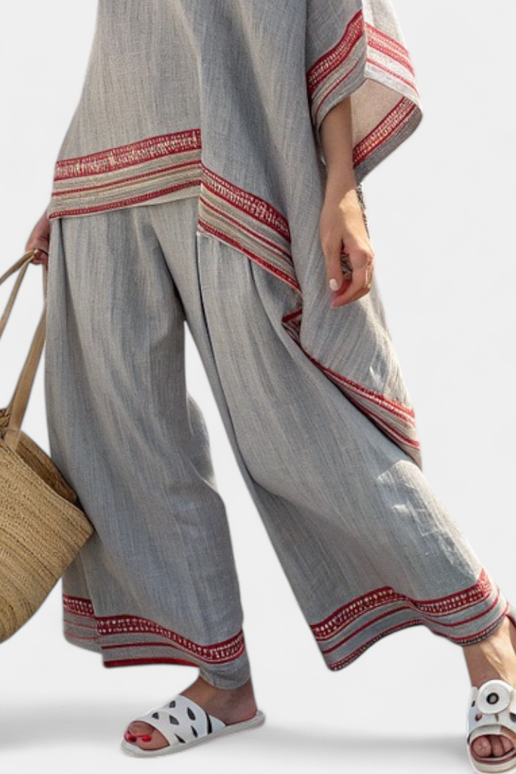 Amandine™ | Ensemble Haut Pantalon Plaisir Simple