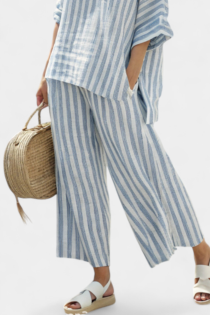 Mathilde™ | Ensemble Haut Pantalon À L’aise Dehors