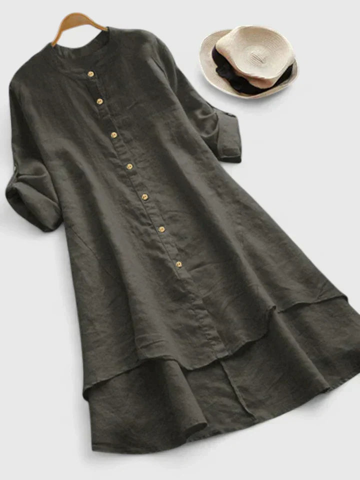 Ophélie™ | Robe Chemise Boutonnée