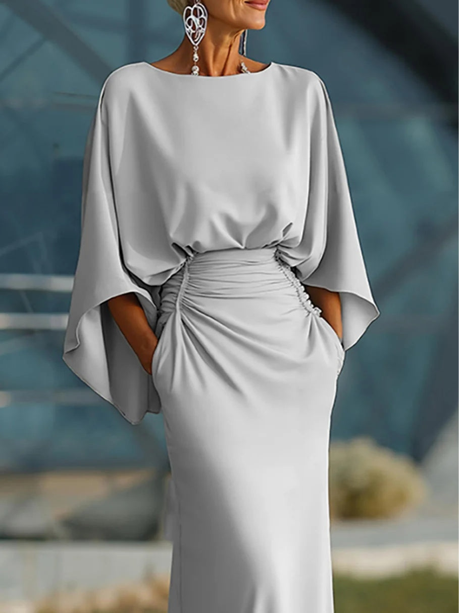 Mireille | Robe Élégante à Décolleté en V Dos Ouvert