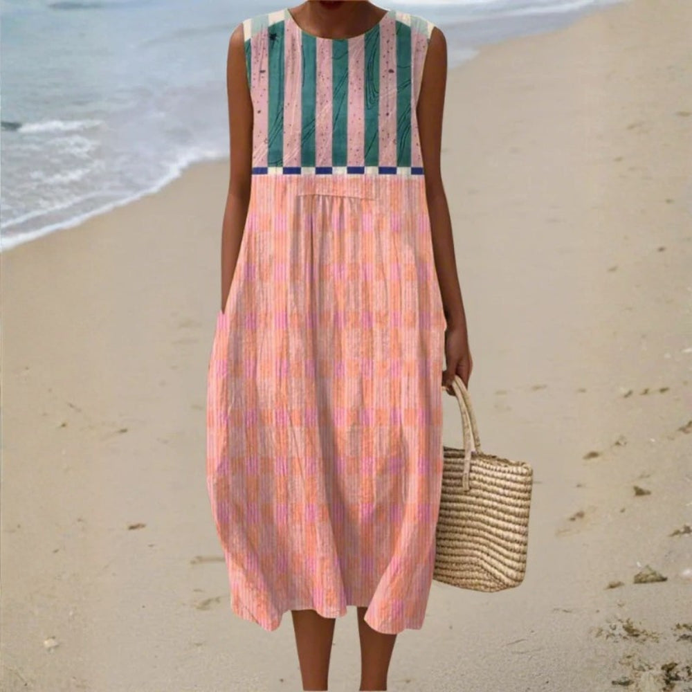 Mélusine™ | Robe Rayures Pastel