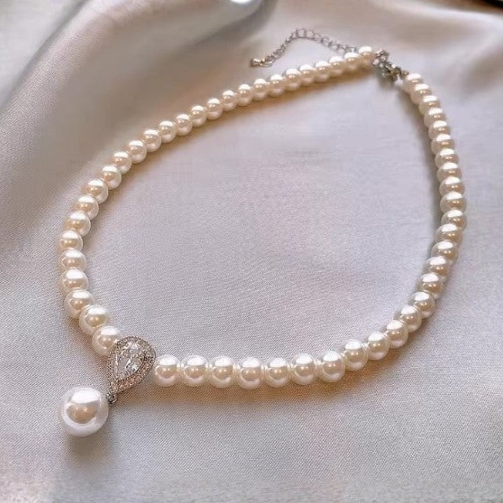 Clémence™ | Collier Perles Ras-du-Cou
