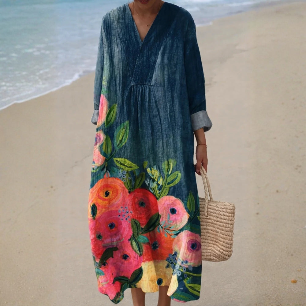 Azélie™ | Robe Maxi Florale