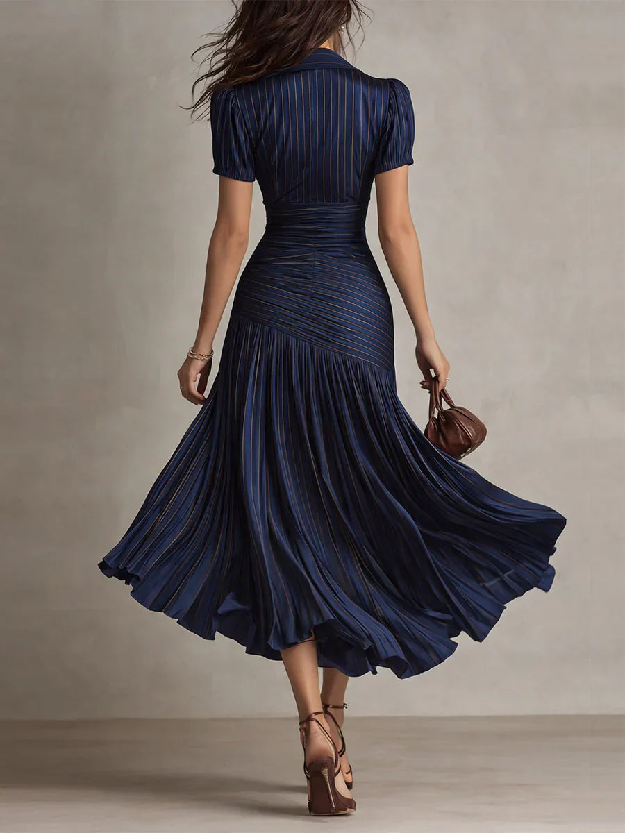 Sophie | Robe Maxi Florale Ceinturée à Décolleté en V