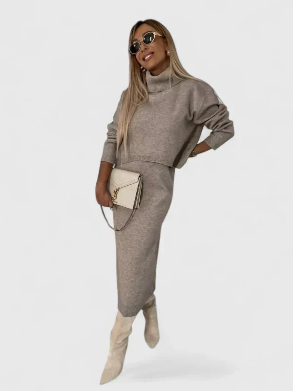Althéa™ | Robe Midi Col Haut
