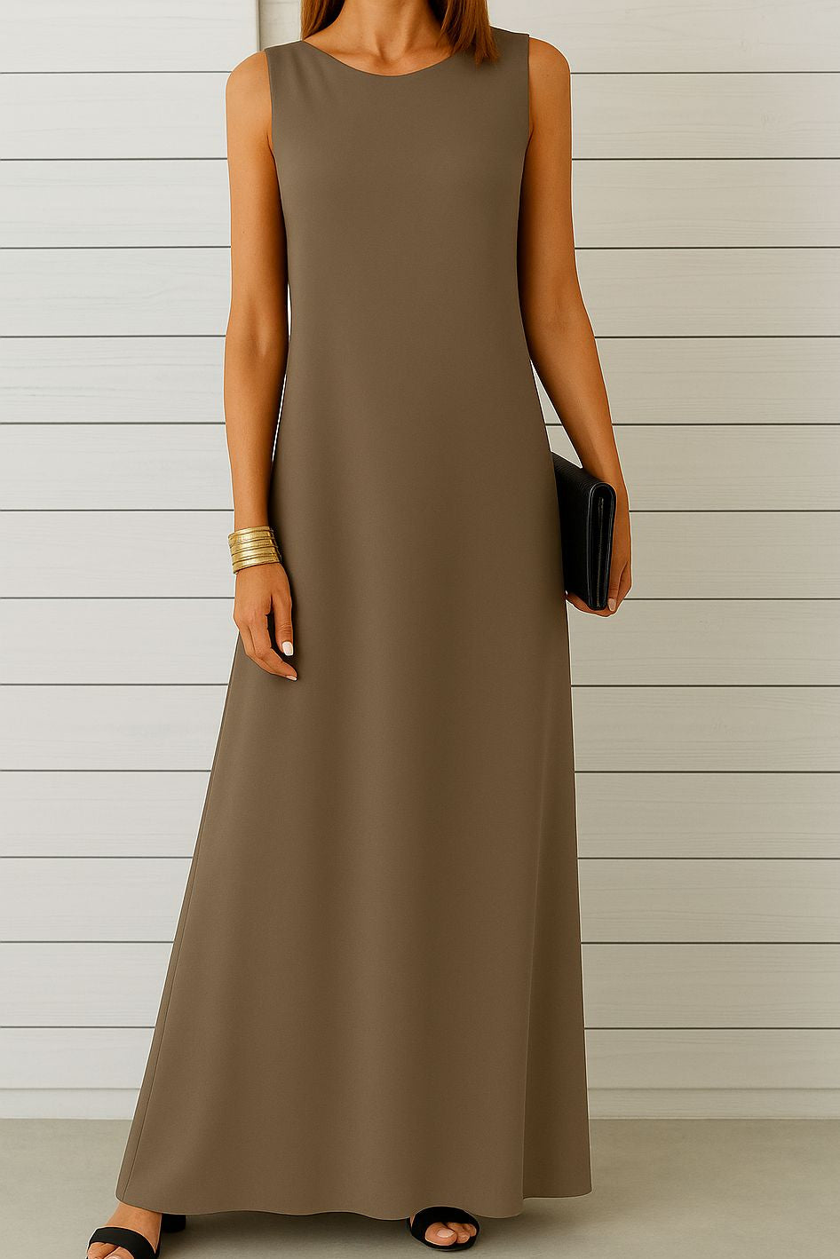 Navéline™ | Robe Longue Épurée