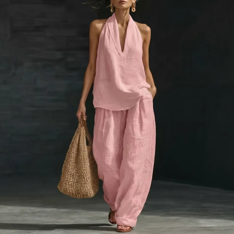 Chloé | Ensemble Deux Pièces à Texture Élégante