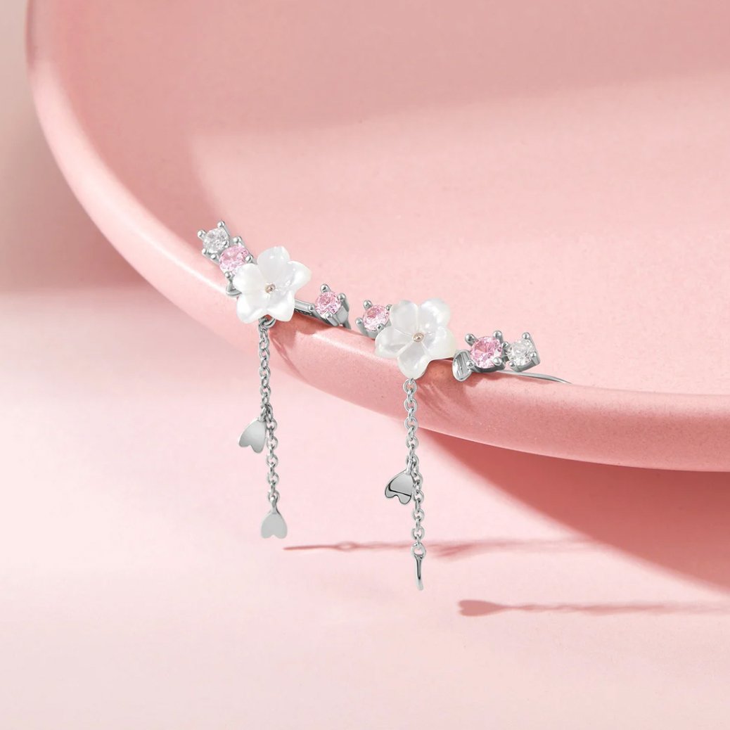 Séloria™ | Boucles Sakura Argent