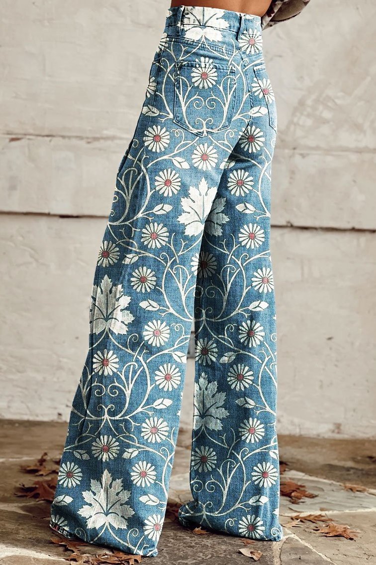 Noélie™ | Pantalon Fluide Naturel