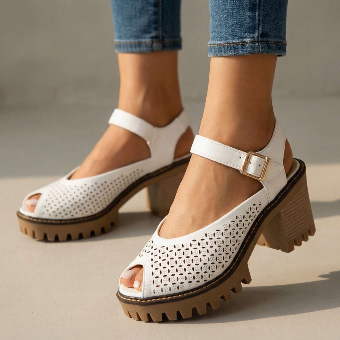 Camille | Sandales à Talons Élégantes
