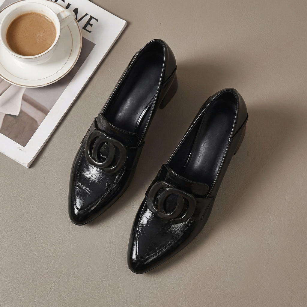 Hélène | Talons Style Mocassin Élégants