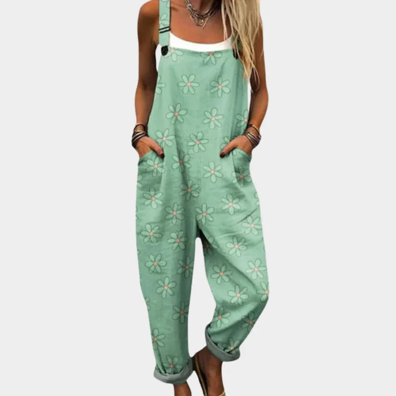 Juliette™ | Pantalon Fleurs Printemps