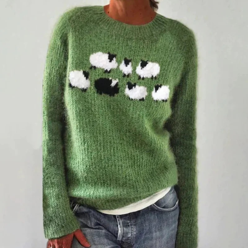 Noémie™ | Pull Moutons Nordiques