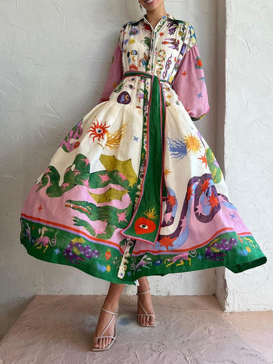 Laure | Robe Maxi Drapée avec Fente