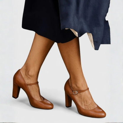 Célestine™ | Escarpins Talon Bloc Classique