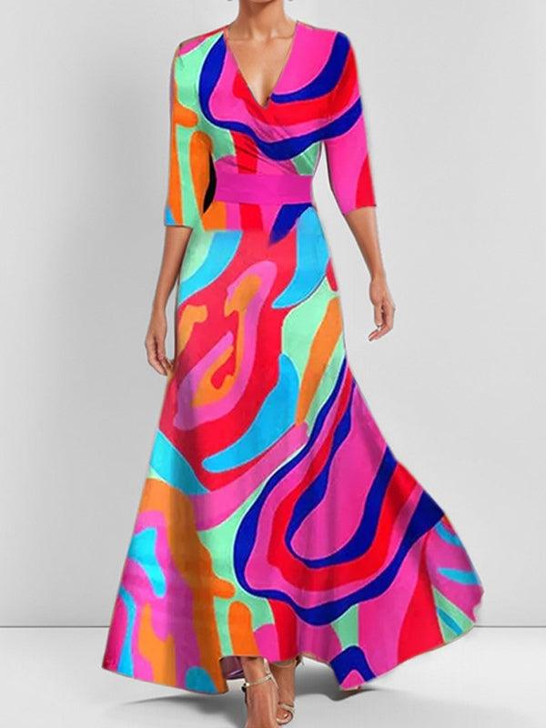 Pauline | Ensemble Maxi Élégant Style Bord de Mer