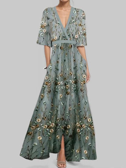 Pauline | Ensemble Maxi Élégant Style Bord de Mer