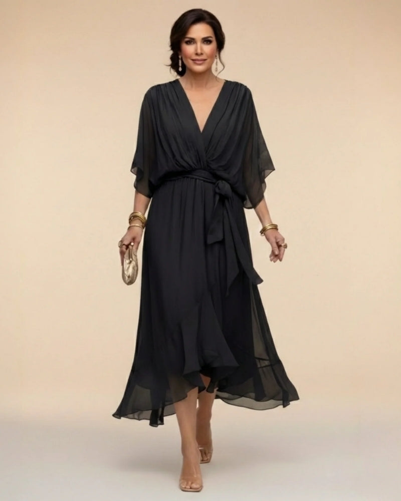 Camille | Robe Élégante à Décolleté en V