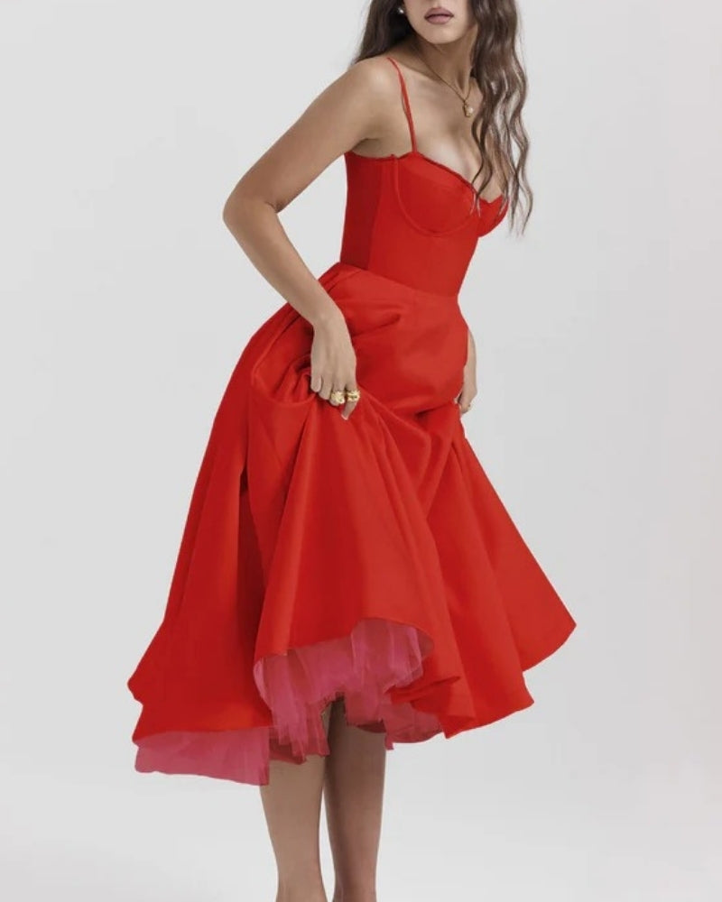 Camélia™ | Robe Taille Marquée