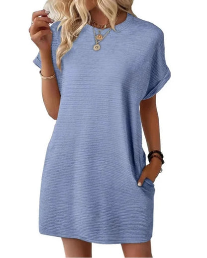 Jeanne | Robe d’Été Minimaliste à Col Rond