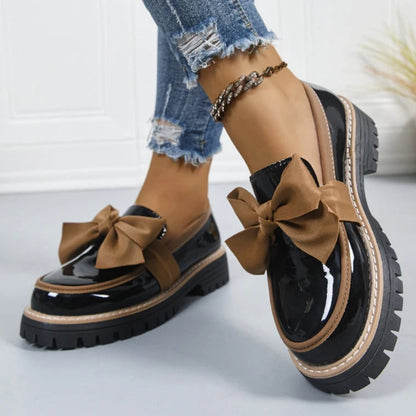 Audrey | Mocassins Élégants à Nœud