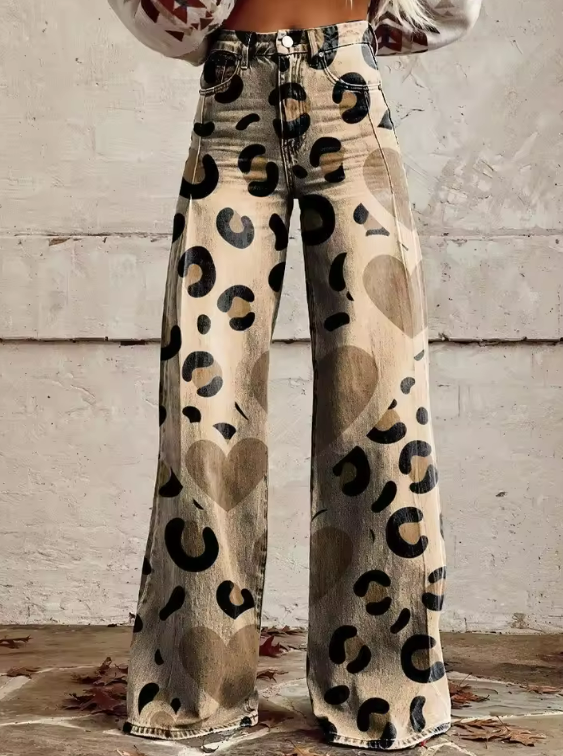 Élodie™ | Pantalon Fluide Vintage