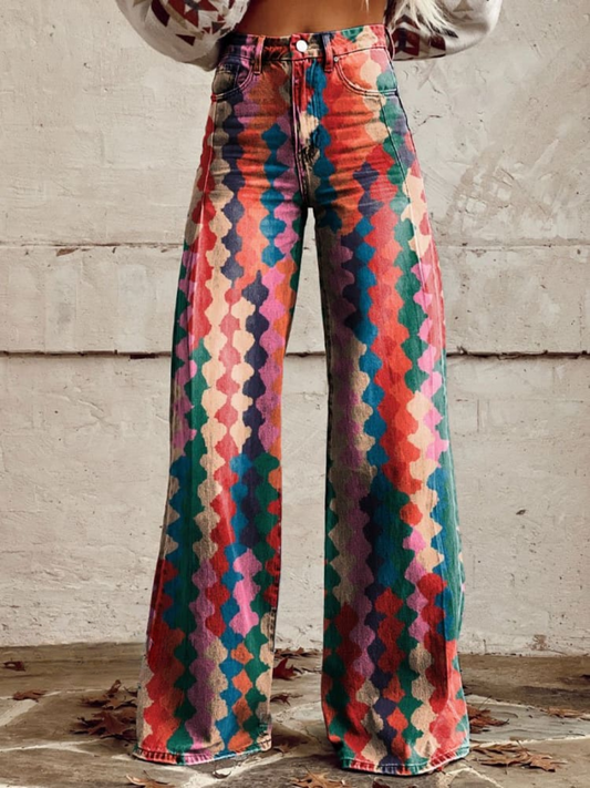 Pauline | Pantalon Élégant Bohème
