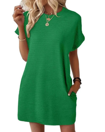 Jeanne | Robe d’Été Minimaliste à Col Rond